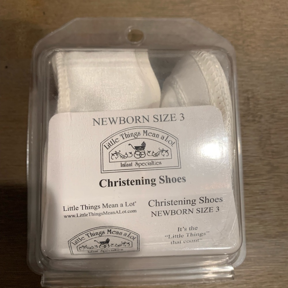 NWT- Things That Mean A lot / Infant Christening Shoes